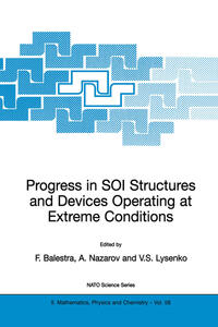 Vorderes Coverbild Progress in SOI Structures and Devices Operating at Extreme Conditions