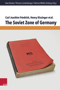 Vorderes Coverbild The Soviet Zone of Germany