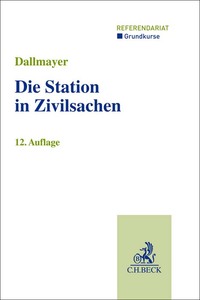 Vorderes Coverbild Die Station in Zivilsachen