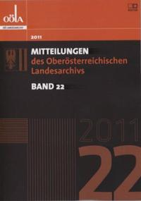 Vorderes Coverbild Mitteilungen des oberösterreichischen Landesarchivs / Mitteilungen des Oberösterreichischen Landesarchivs