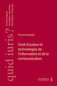 Vorderes Coverbild Droit d'auteur et technologies de l'information et de la communication