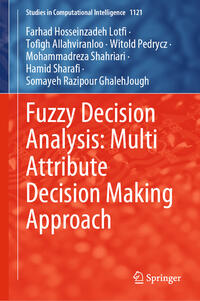Vorderes Coverbild Fuzzy Decision Analysis: Multi Attribute Decision Making Approach