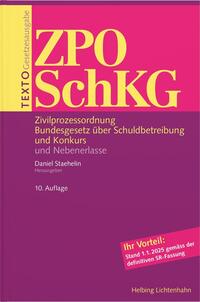 Vorderes Coverbild TEXTO ZPO/SchKG