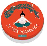 Vorderes Coverbild Adventskalender in der Dose. 24 Tage Yogaglück
