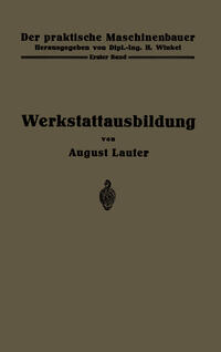 Vorderes Coverbild Werkstattausbildung