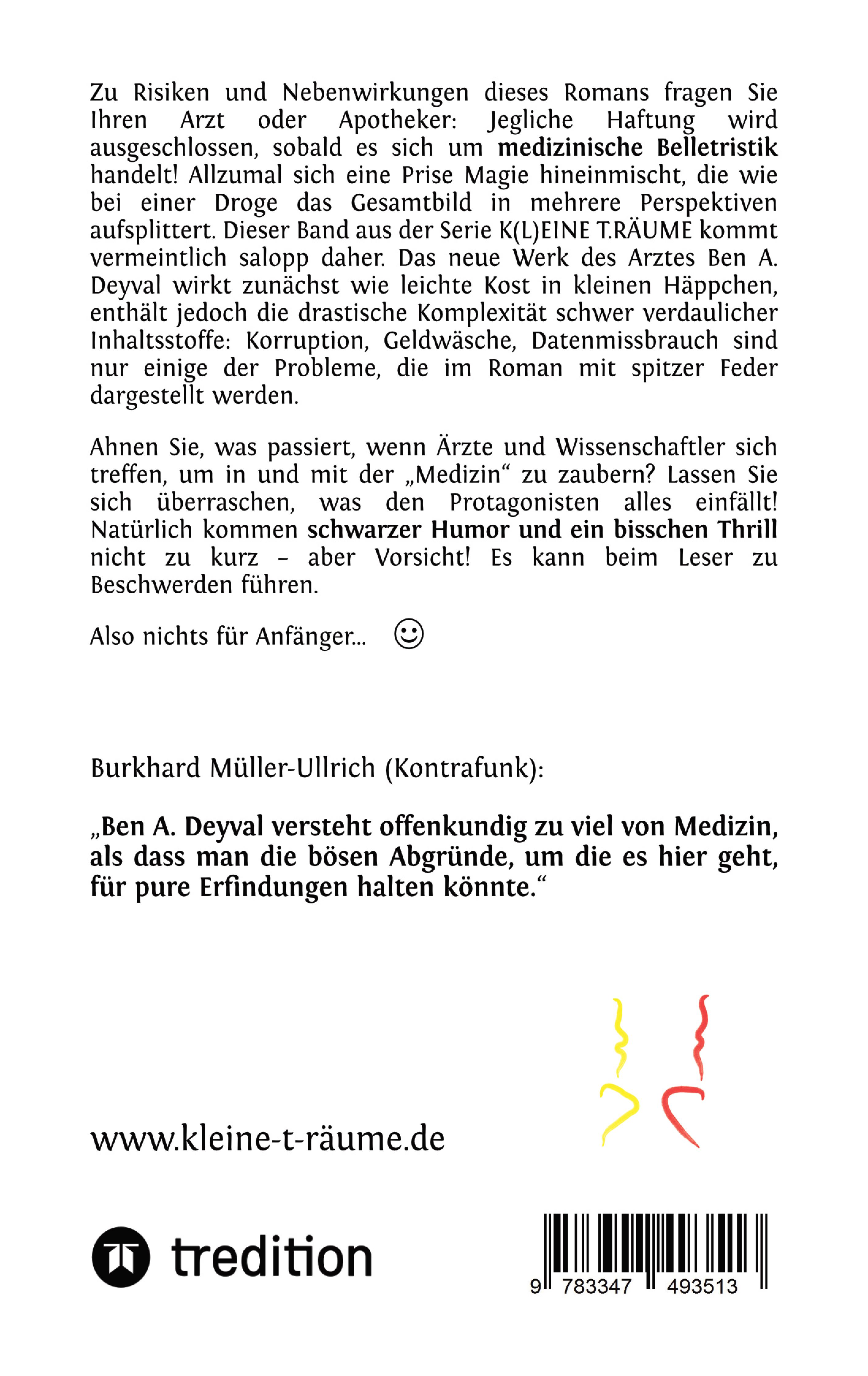 Rückseitencover K(L)EINE T.RÄUME - Band 1