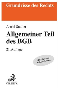 Vorderes Coverbild Allgemeiner Teil des BGB