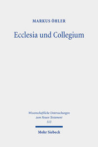 Vorderes Coverbild Ecclesia und Collegium
