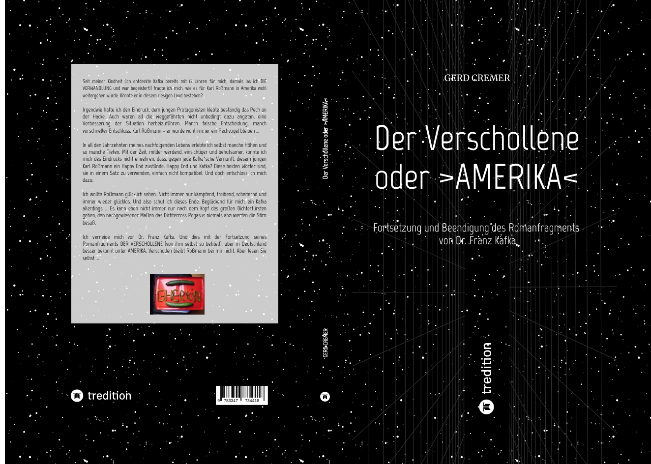 Gesamtes Coverbild Der Verschollene oder >AMERIKA<