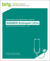 Vorderes Coverbild BARMER Arztreport 2024