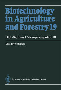Vorderes Coverbild High-Tech and Micropropagation III
