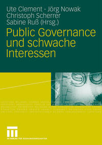 Vorderes Coverbild Public Governance und schwache Interessen