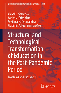 Vorderes Coverbild Structural and Technological Transformation of Education in the Post-Pandemic Period