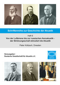 Vorderes Coverbild Schriftenreihe zur Geschichte der Akustik - Heft 6