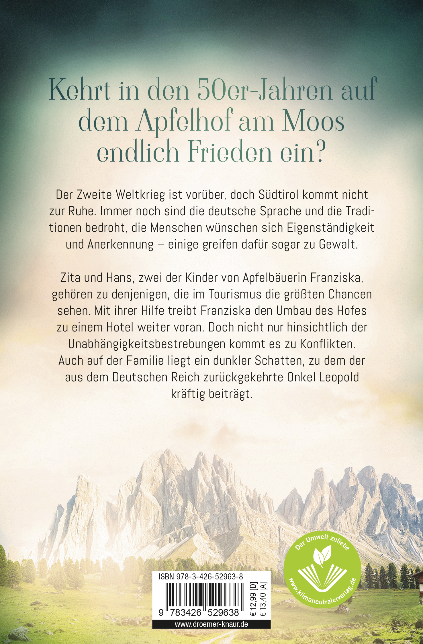 Rückseitencover Wenn der Sturm vorüberzieht