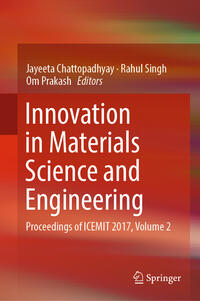 Vorderes Coverbild Innovation in Materials Science and Engineering