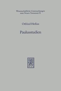 Vorderes Coverbild Paulusstudien