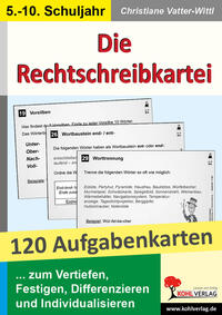 Vorderes Coverbild Die Rechtschreibkartei