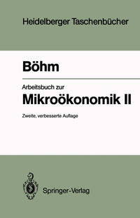Vorderes Coverbild Arbeitsbuch zur Mikroökonomik II