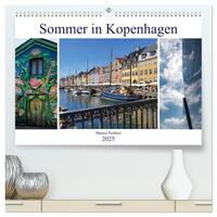 Vorderes Coverbild Sommer in Kopenhagen (hochwertiger Premium Wandkalender 2025 DIN A2 quer), Kunstdruck in Hochglanz