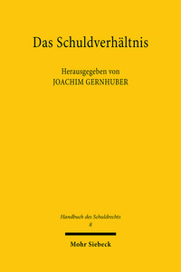 Vorderes Coverbild Das Schuldverhältnis