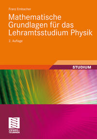 Vorderes Coverbild Mathematische Grundlagen für das Lehramtsstudium Physik