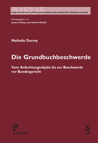 Vorderes Coverbild Die Grundbuchbeschwerde