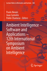 Vorderes Coverbild Ambient Intelligence – Software and Applications – 12th International Symposium on Ambient Intelligence