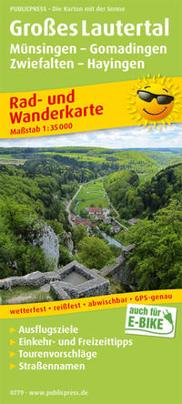 Vorderes Coverbild Großes Lautertal, Münsingen - Gomadingen - Zwiefalten - Hayingen