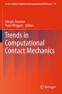 Vorderes Coverbild Trends in Computational Contact Mechanics