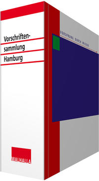 Vorderes Coverbild Vorschriftensammlung Hamburg