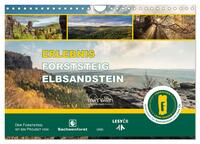Vorderes Coverbild Erlebnis Forststeig Elbsandstein (Wandkalender 2025 DIN A4 quer), CALVENDO Monatskalender