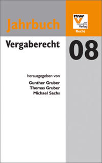 Vorderes Coverbild Vergaberecht