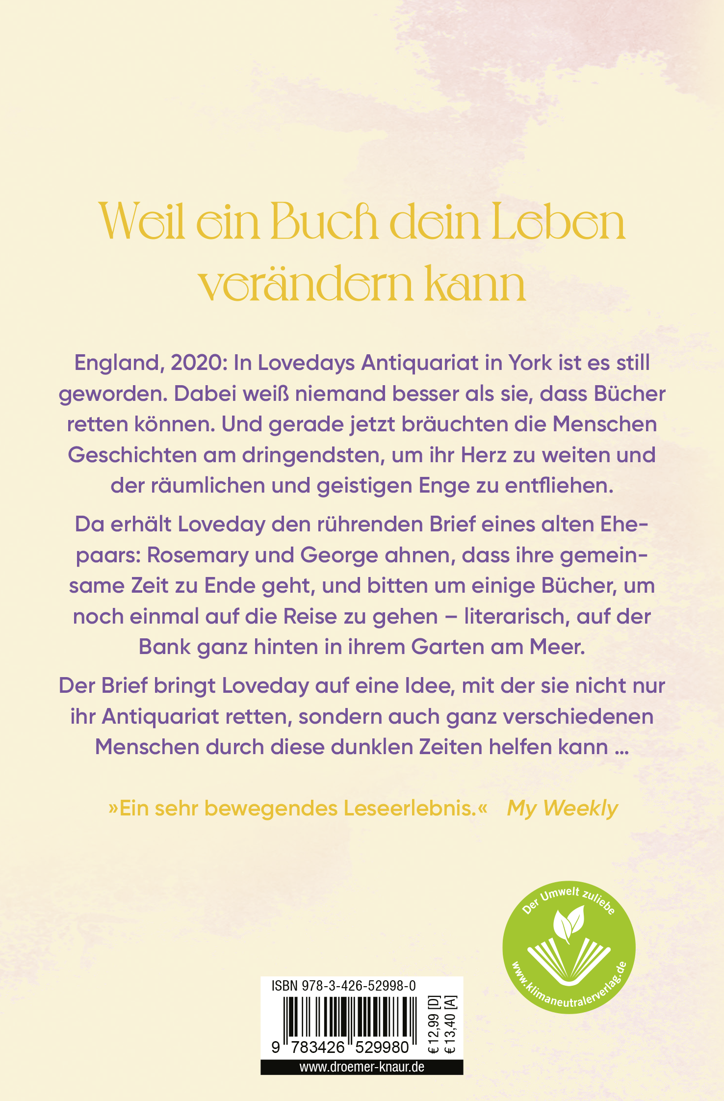 Rückseitencover Hoffnung auf Papier