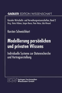 Vorderes Coverbild Modellierung persönlichen und privaten Wissens