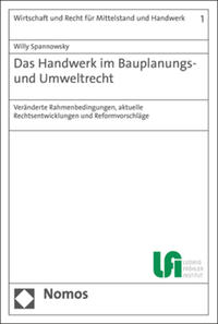 Vorderes Coverbild Das Handwerk im Bauplanungs- und Umweltrecht