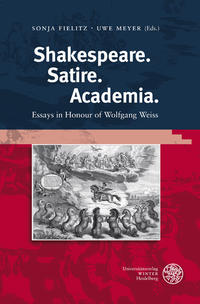 Vorderes Coverbild Shakespeare. Satire. Academia