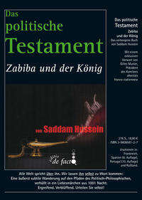 Vorderes Coverbild Saddam Hussein: Das politische Testament