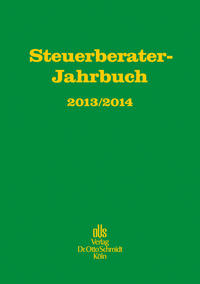 Vorderes Coverbild Steuerberater-Jahrbuch 2013/2014