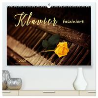 Vorderes Coverbild Klavier fasziniert (hochwertiger Premium Wandkalender 2025 DIN A2 quer), Kunstdruck in Hochglanz
