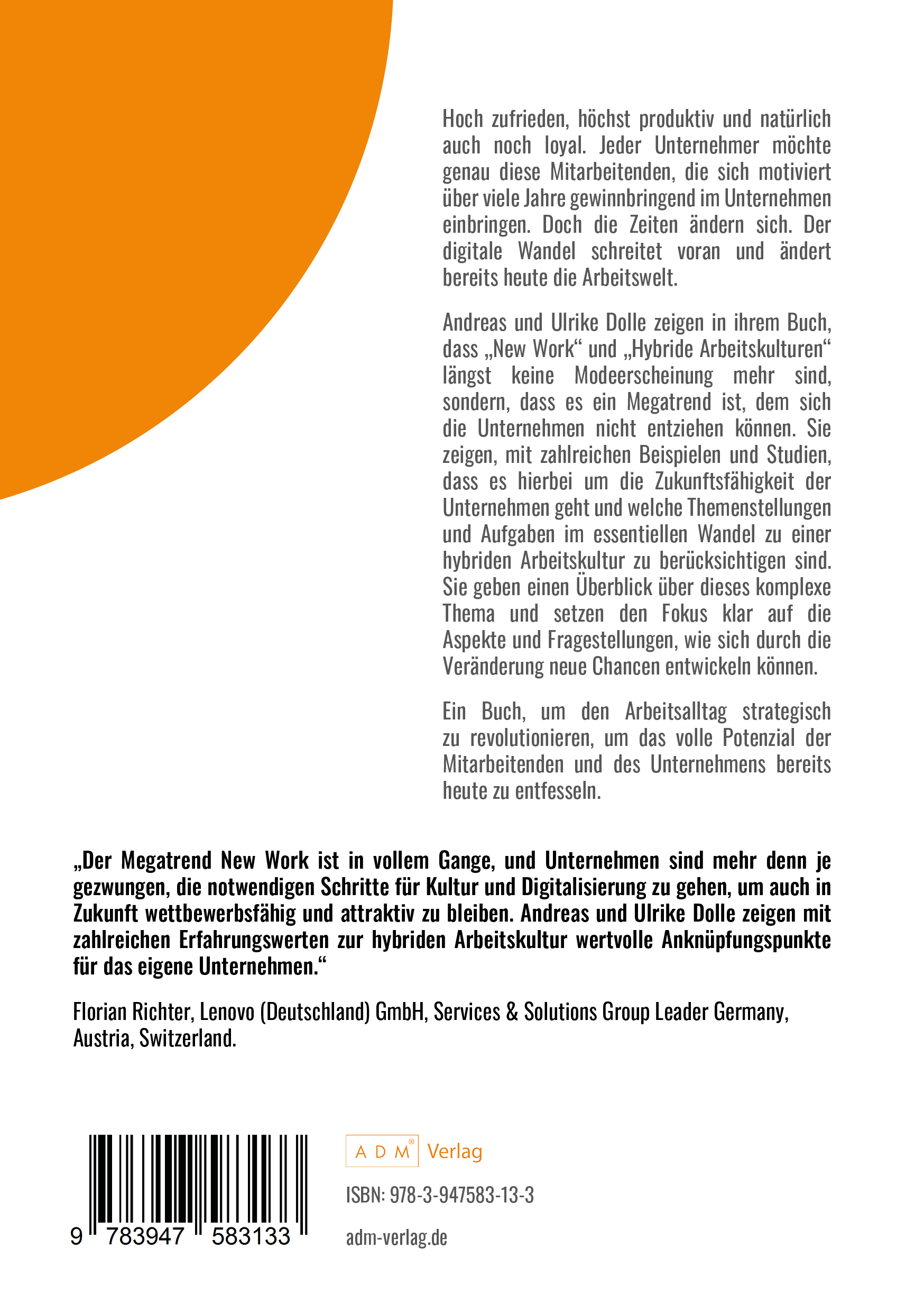 Rückseitencover MEGATREND NEW WORK