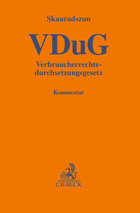 Vorderes Coverbild Verbraucherrechtedurchsetzungsgesetz (VDuG)
