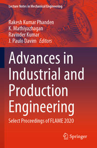 Vorderes Coverbild Advances in Industrial and Production Engineering
