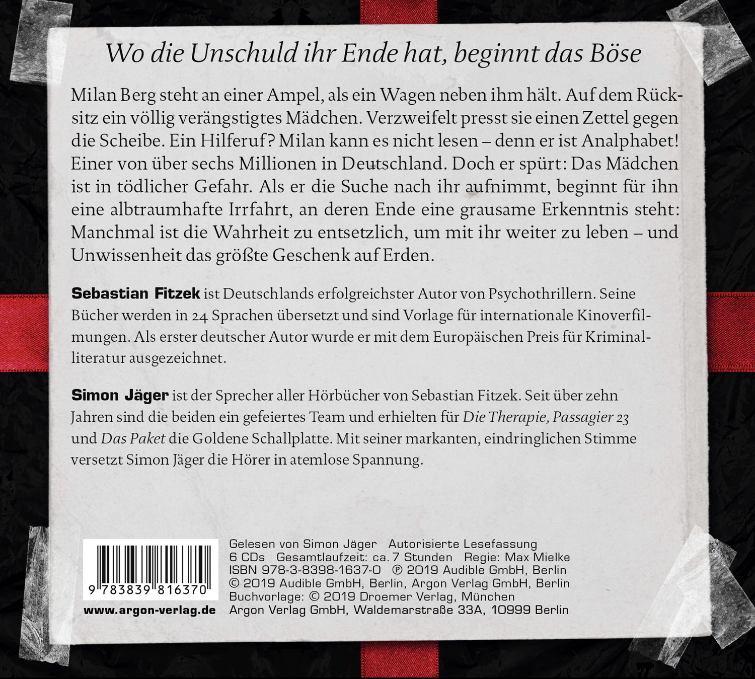 Rückseitencover Das Geschenk