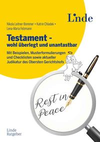 Vorderes Coverbild Testament - wohl überlegt und unantastbar