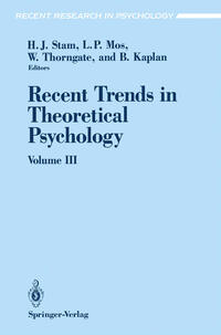 Vorderes Coverbild Recent Trends in Theoretical Psychology