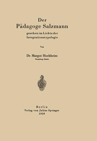 Vorderes Coverbild Der Pädagoge Salzmann