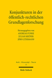 Vorderes Coverbild Konjunkturen in der öffentlich-rechtlichen Grundlagenforschung