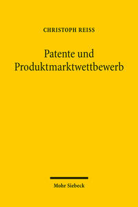 Vorderes Coverbild Patente und Produktmarktwettbewerb