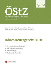 Vorderes Coverbild ÖStZ Spezial: Jahressteuergesetz 2018
